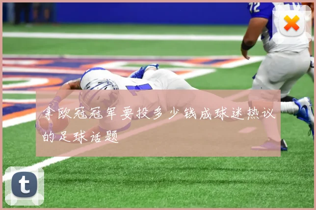 拿欧冠冠军要投多少钱成球迷热议的足球话题