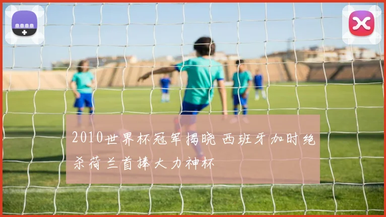 2010世界杯冠军揭晓 西班牙加时绝杀荷兰首捧大力神杯